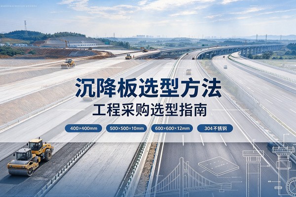 邵东沉降板选择方法