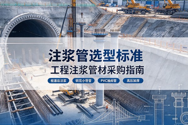 邵东注浆管选型标准