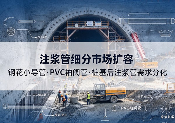 邵东注浆管细分市场扩容，隧道钢花小导管、PVC 袖阀管、桩基后注浆管需求分化