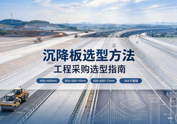 邵东沉降板选择方法